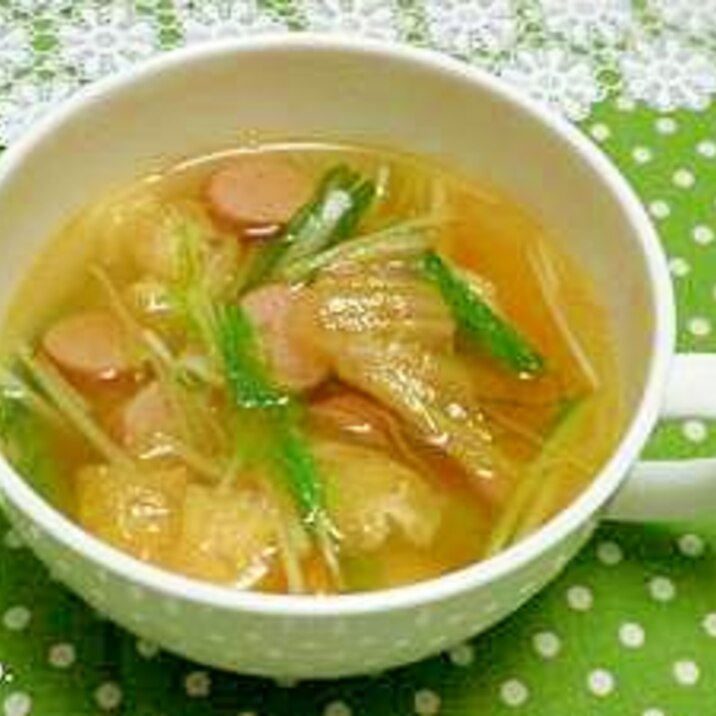 簡単美味しい♪キムチスープ